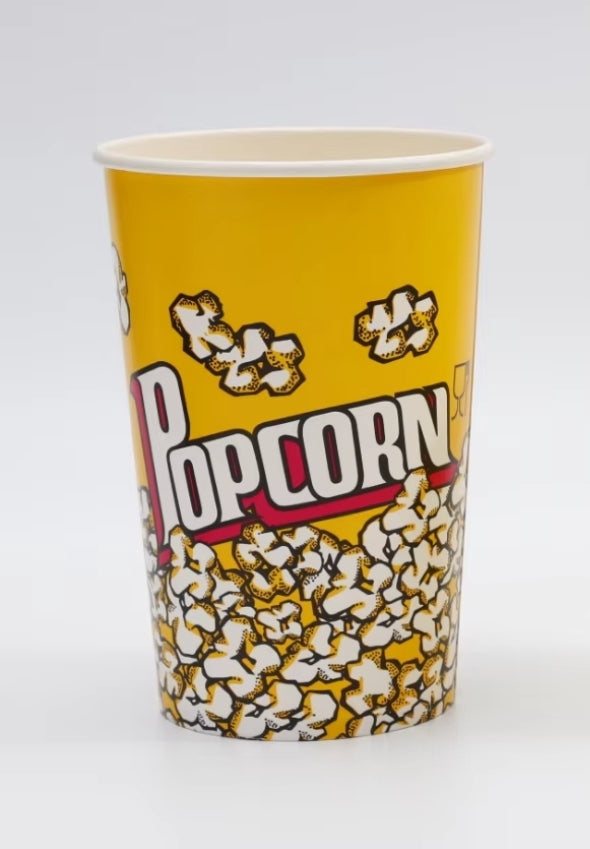 גביע פופקורן ענק 46 אונץ 1.4 ליטר 500יח בקרטון