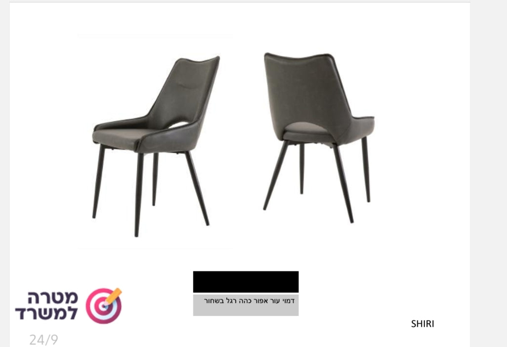 כיסא אורח שירי