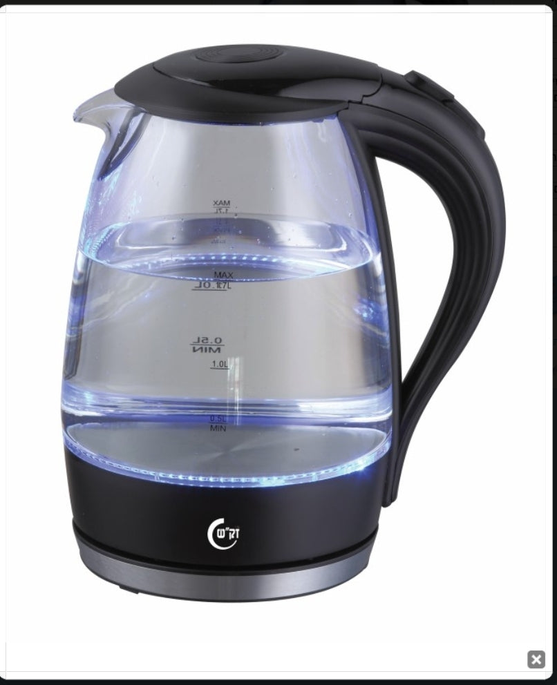 קומקום חשמלי זכוכית עדי