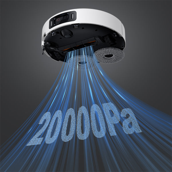 שואב שוטף רובוטי שיאומי דגם Xiaomi Robot Vacuum 5 Pro בצבע לבן