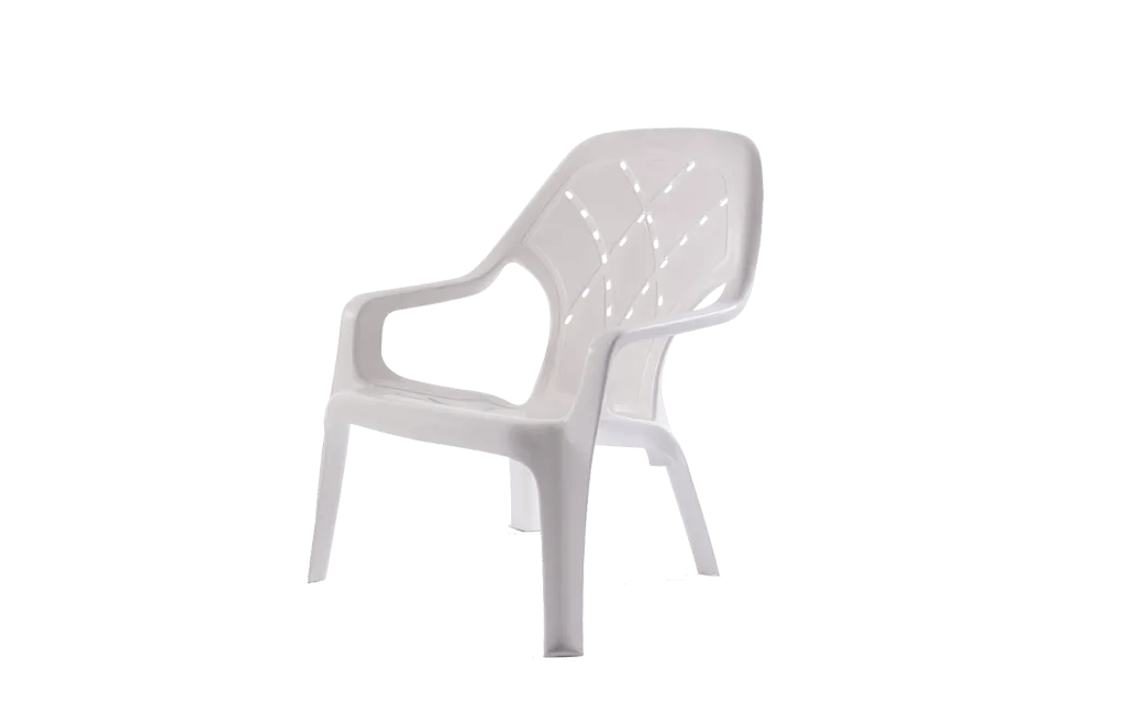 כיסא קרן - לבן