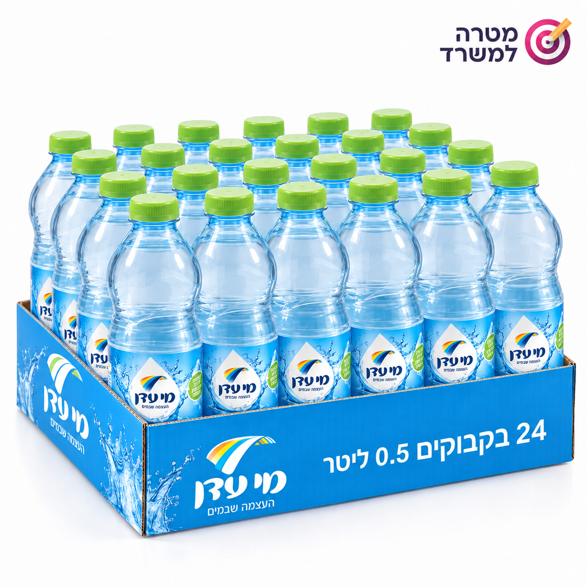 מי עדן 500 מ״ל – מארז 24 בקבוקים עם פקק רגיל