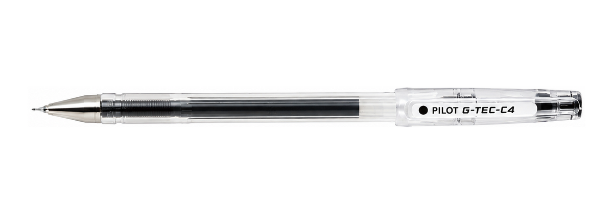 עט ג'ל פיילוט G-TEC 0.4 – שחור