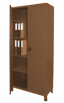 ארון מתכת 2 דלתות – חום