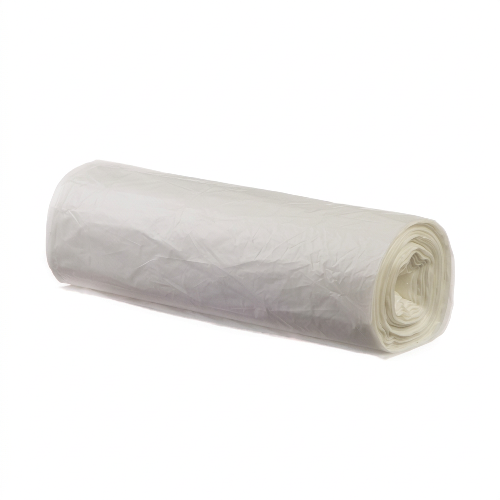 20 שקיות אשפה 50X70 בגליל לבנות חזקות