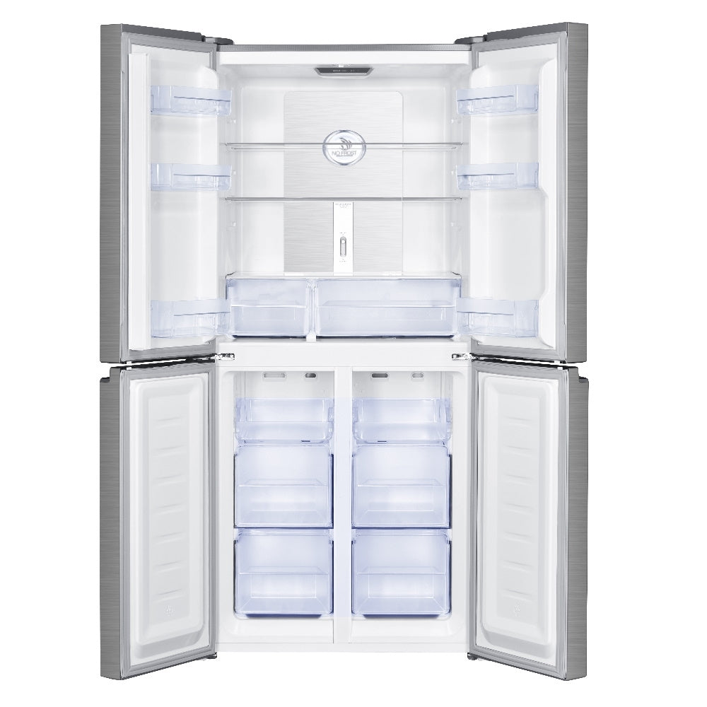 מקרר 4 דלתות שחור זכוכית Haier HRF4494FB 472 ליטר