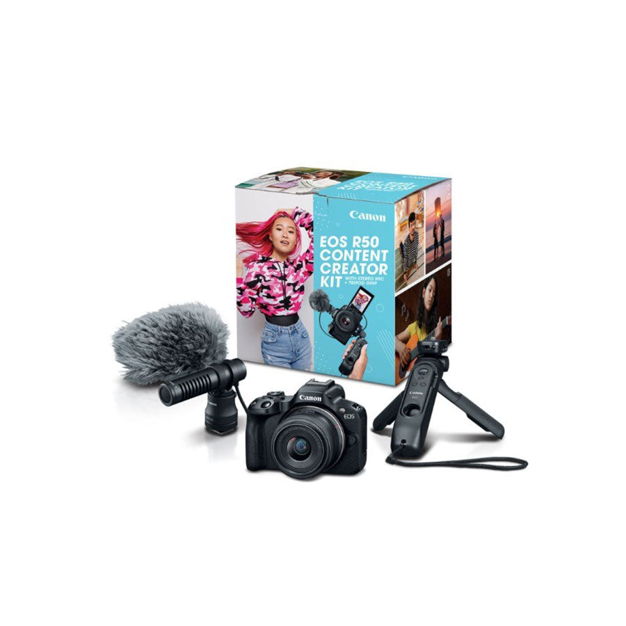 Canon R50 Black +RFS 18-45 S Creator SEE
