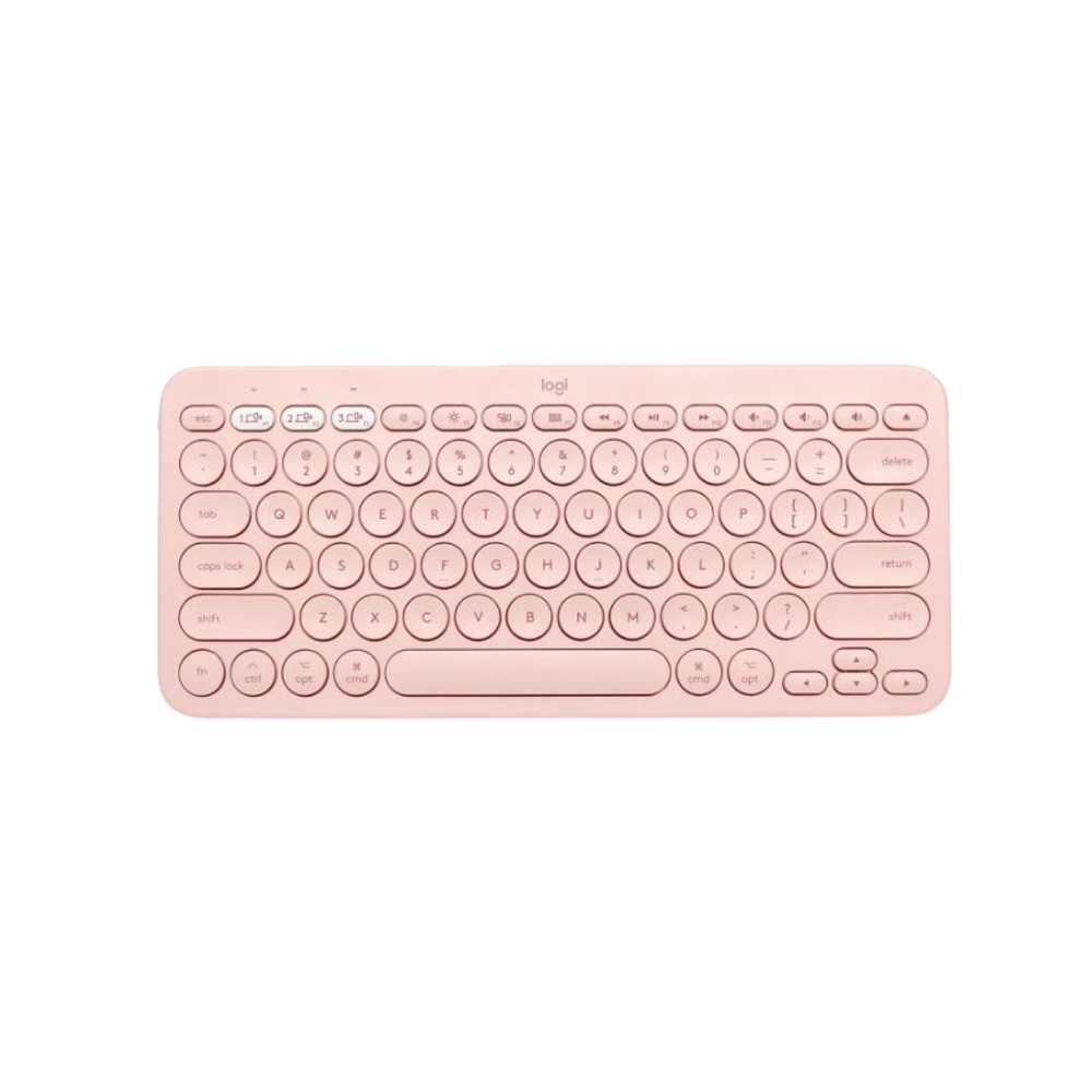 מקלדת Logitech K380 ורודה – מבט נוסף