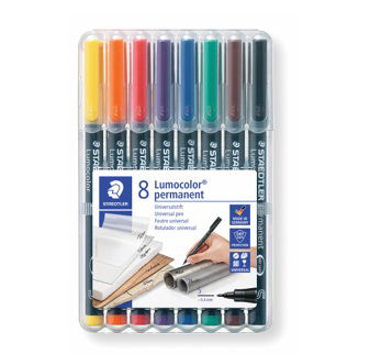 סט 8 טושים פרמננטים שטדלר STAEDTLER