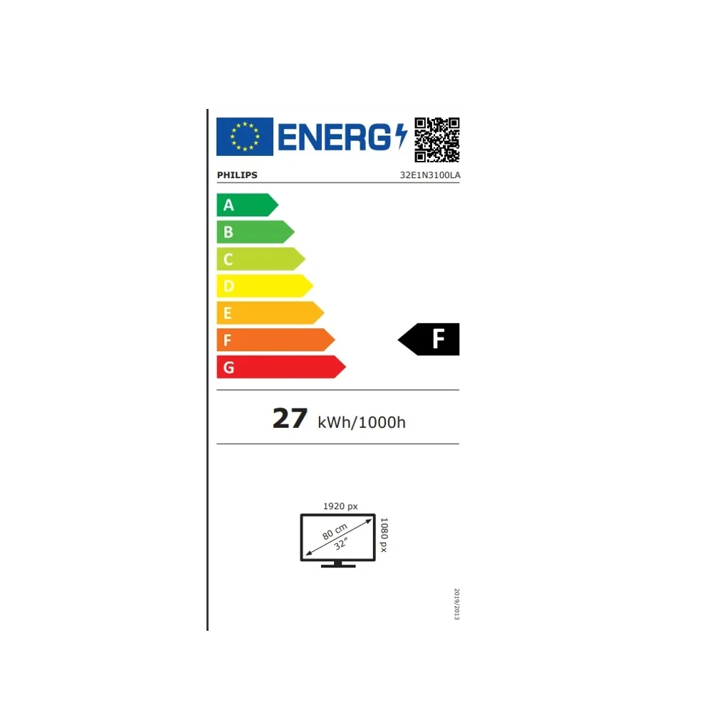 Philips 32E1N3100LA – מסך Full HD בגודל 32 אינץ' עם רמקולים מובנים