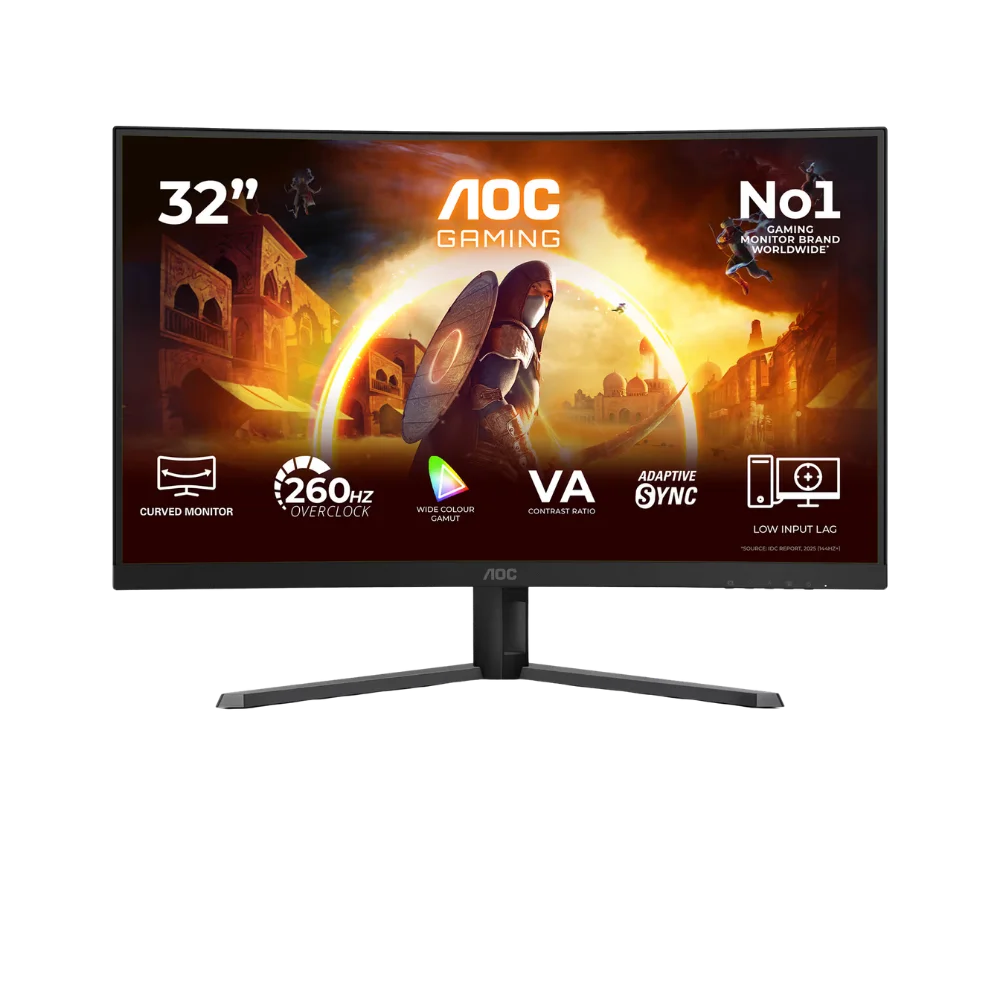 מסך גיימינג קעור 31 אינץ' דגם C32G42ZE מבית AOC
