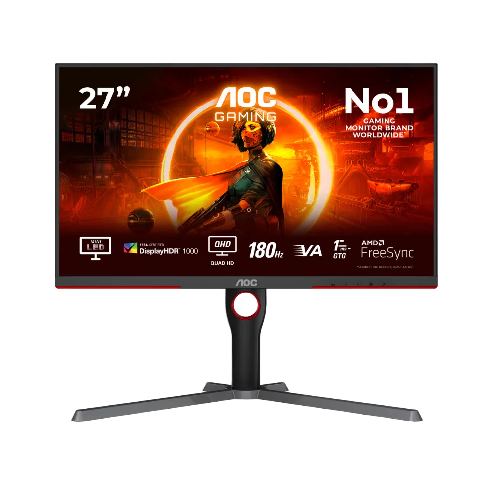 מסך גיימינג 27 אינץ' דגם Q27G3XMN/BK מבית AOC