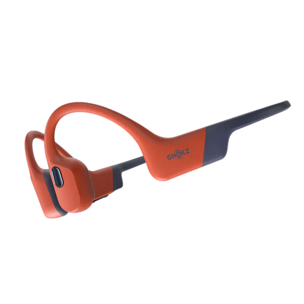 אוזניות OPENSWIM PRO בצבע אדום מבית SHOKZ