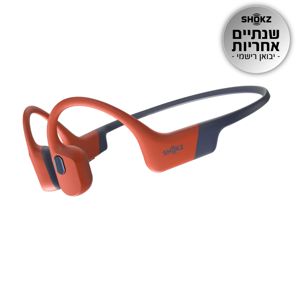 אוזניות OPENSWIM PRO בצבע אדום מבית SHOKZ