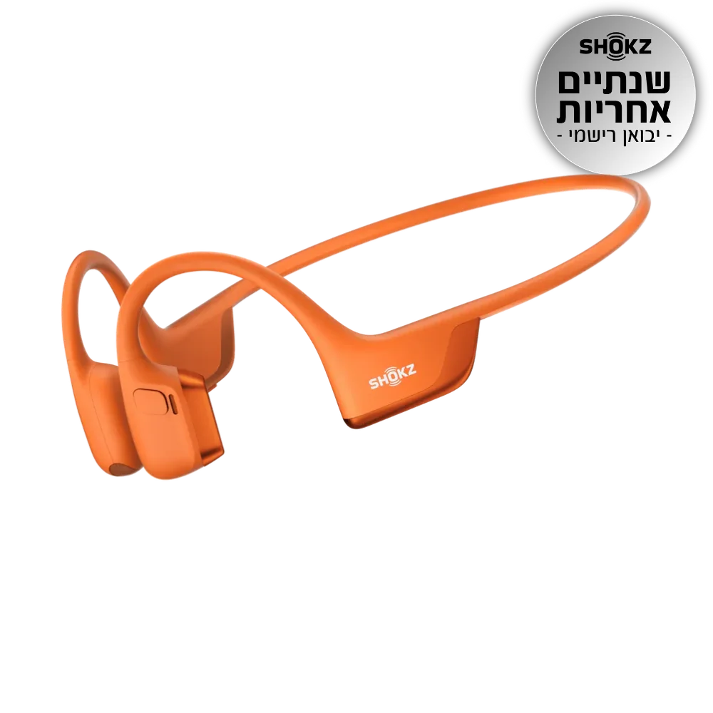 אוזניות OPENRUN PRO 2 בצבע כתום מבית SHOKZ