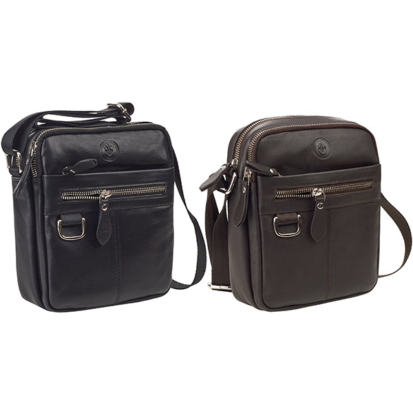תיק צד עור איכותי עם רצועת כתף מבית המותג גבעוני