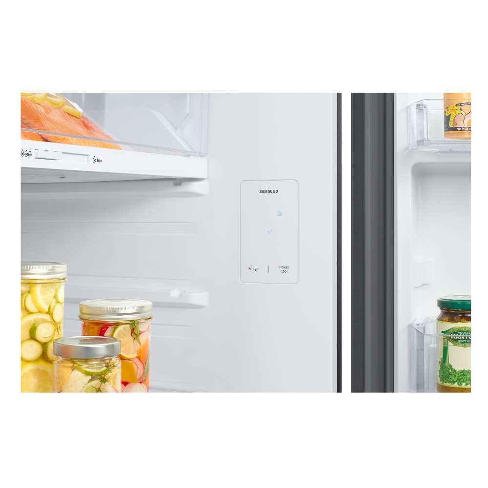 מקרר מקפיא עליון Samsung Digital Inverter RT43CG6424B1 420 ליטר בלאק סטיל