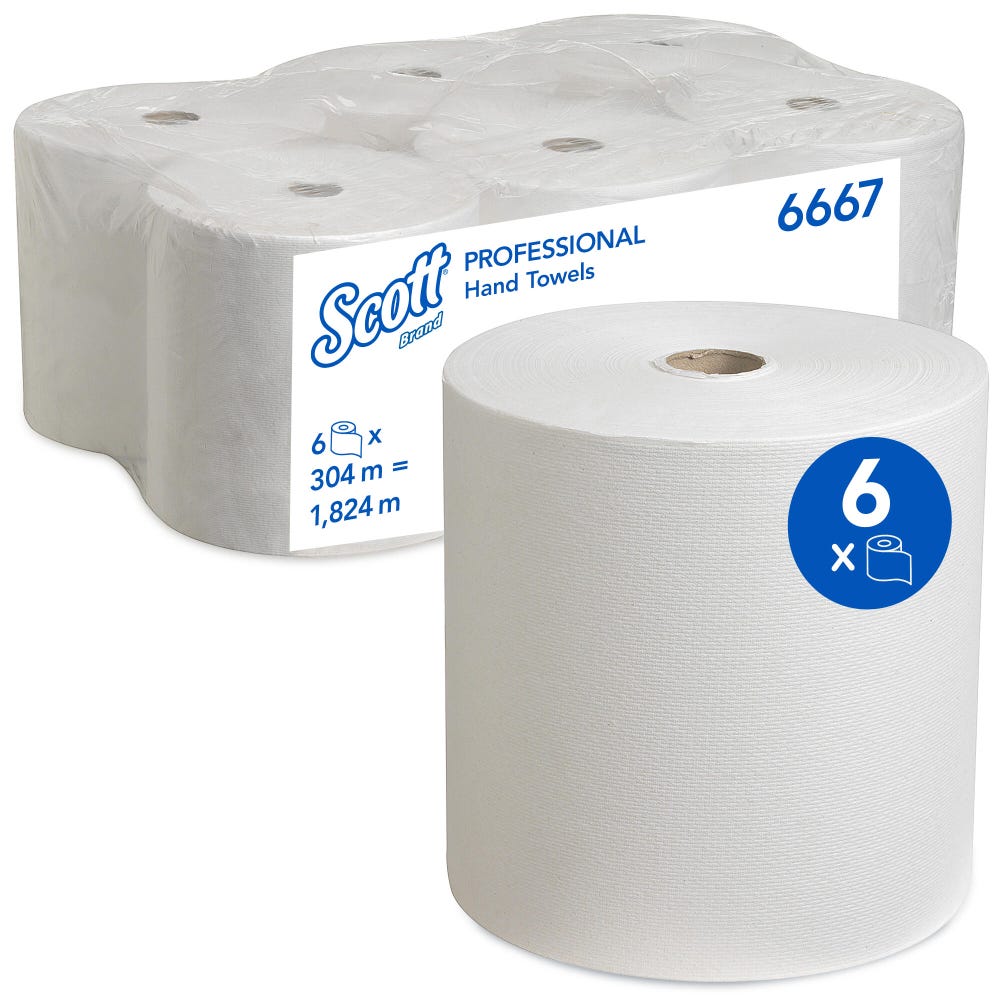 Scott Control מגבות ידיים בגליל 6667