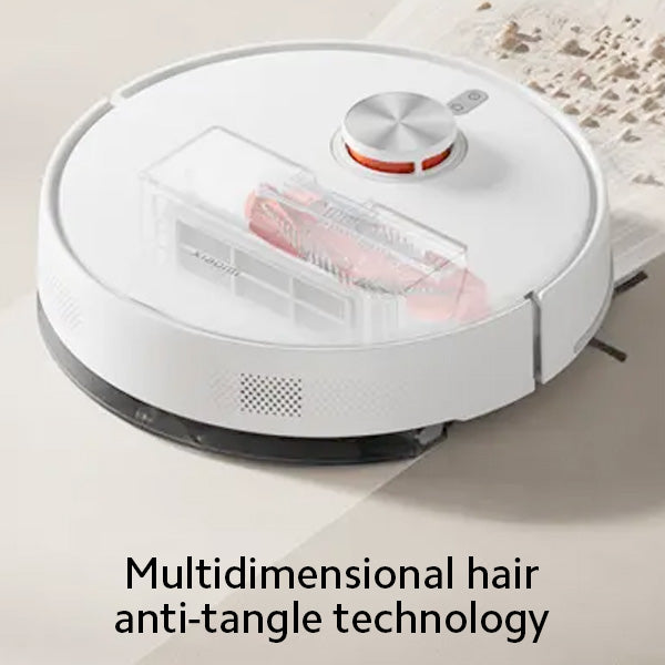 שואב שוטף רובוטי שיאומי דגם Xiaomi Robot Vacuum S40 בצבע לבן