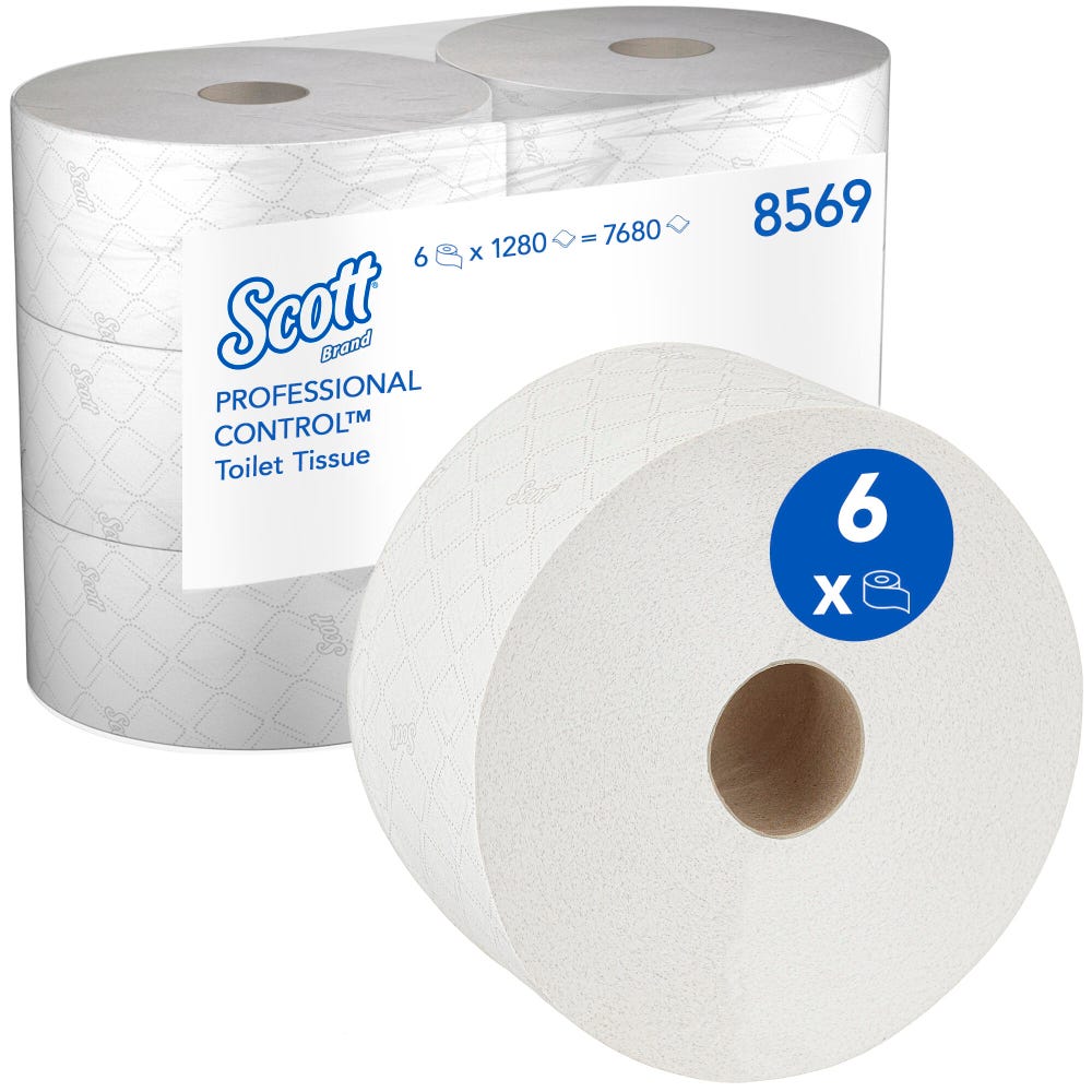 נייר טואלט Scott Control בהזנה מרכזית מק״ט 8569