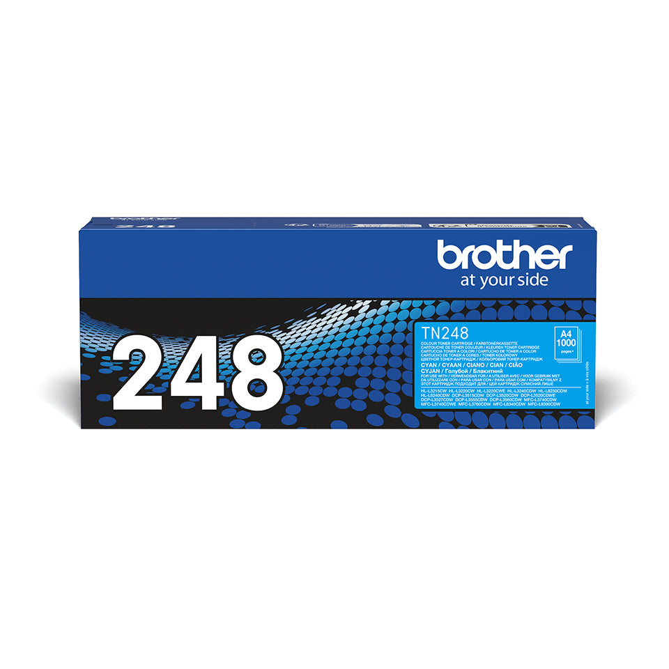 טונר מקורי Brother TN-248C כחול (ציאן)