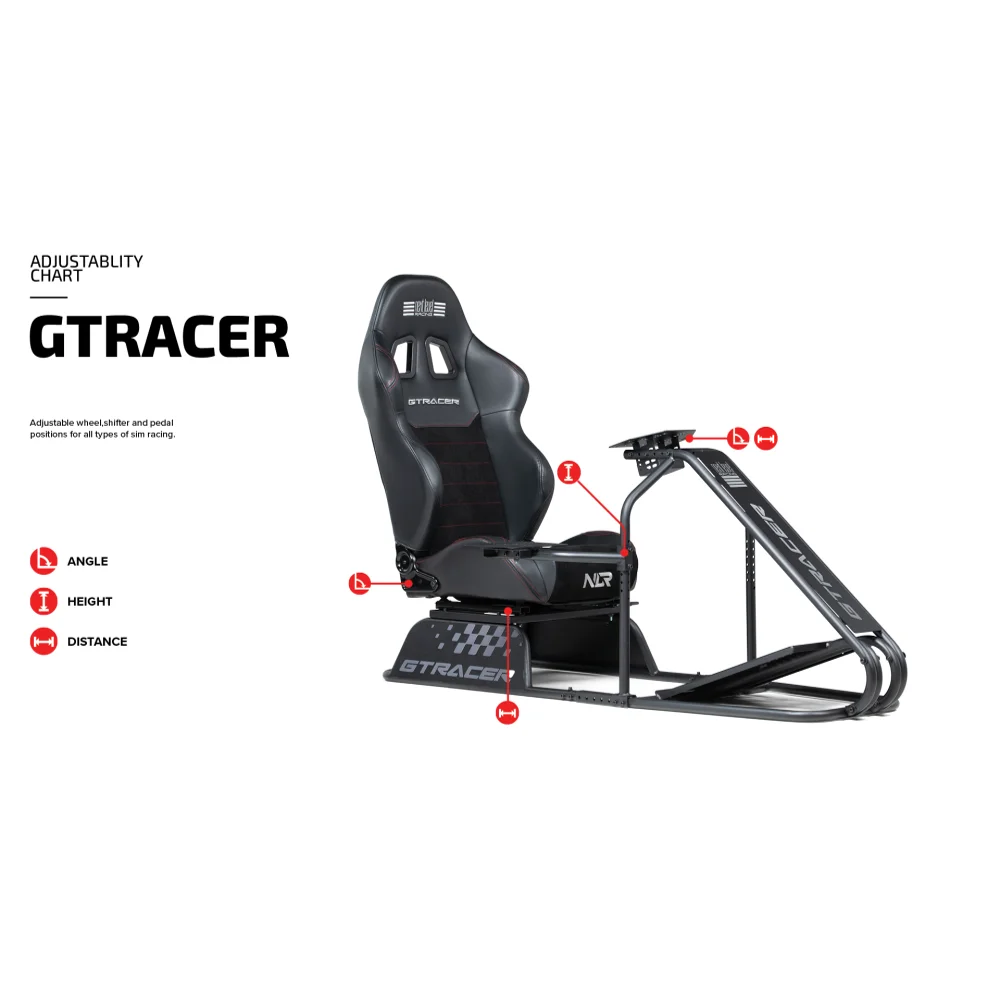 מושב סימולציית מרוצים מקצועי Next Level Racing® GTRacer