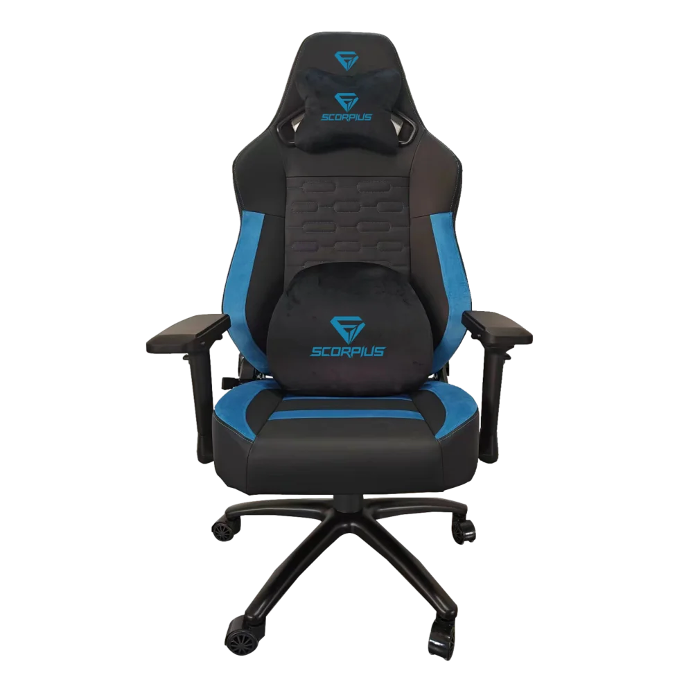 מושב גיימינג שחור/כחול SCORPIUS  PROFESSIONAL