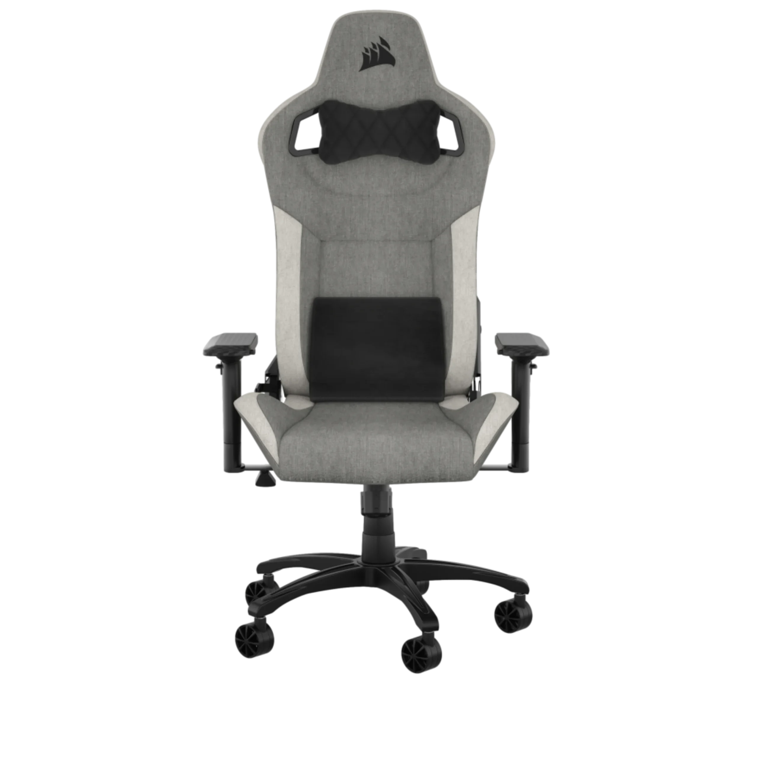 כיסא גיימינג בד CORSAIR T3 RUSH 2023 Fabric White/Grey