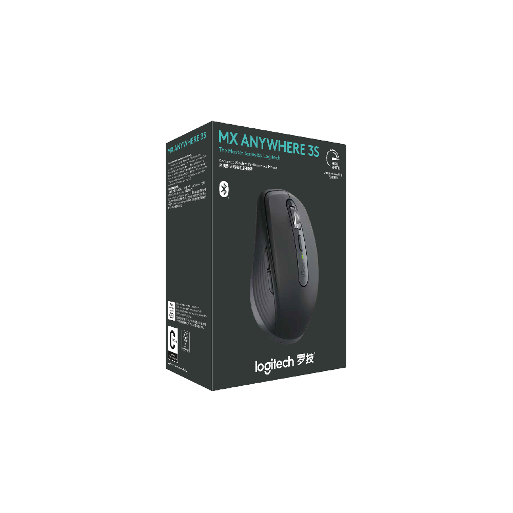 עכבר אלחוטי Logitech MX ANYWHERE 3S - צבע גרפיט