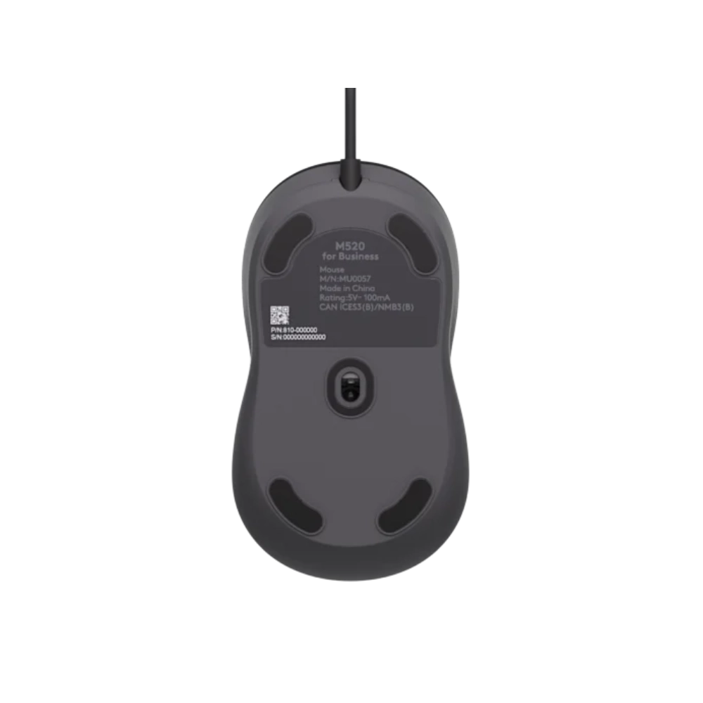 עכבר חוטי דגם Signature M520 For Business מבית Logitech