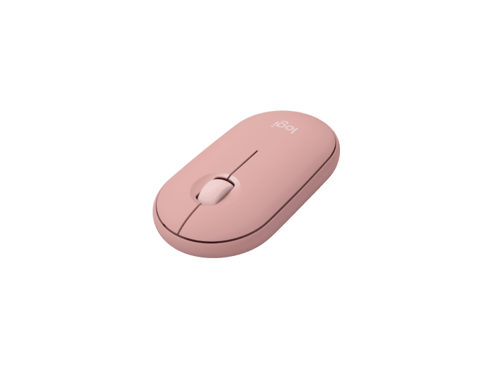 סט מקלדת ועכבר  Logitech PEBBLE 2 COMBO K380S +M350S- צבע ורוד