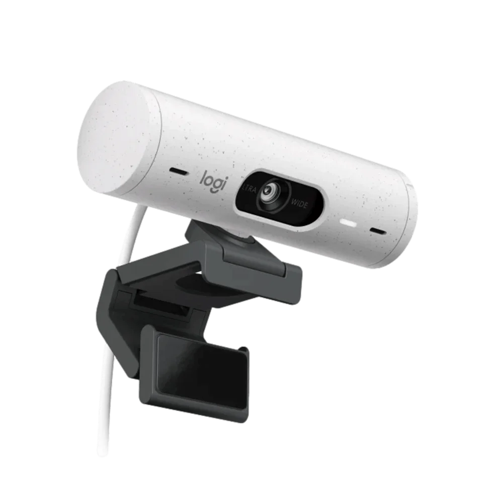 מצלמת רשת  Logitech BRIO 500 - צבע לבן