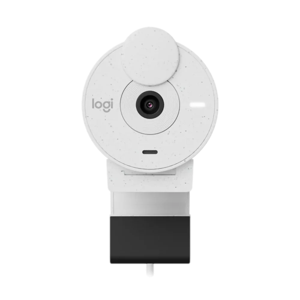 מצלמת רשת Logitech BRIO 300 – צבע לבן
