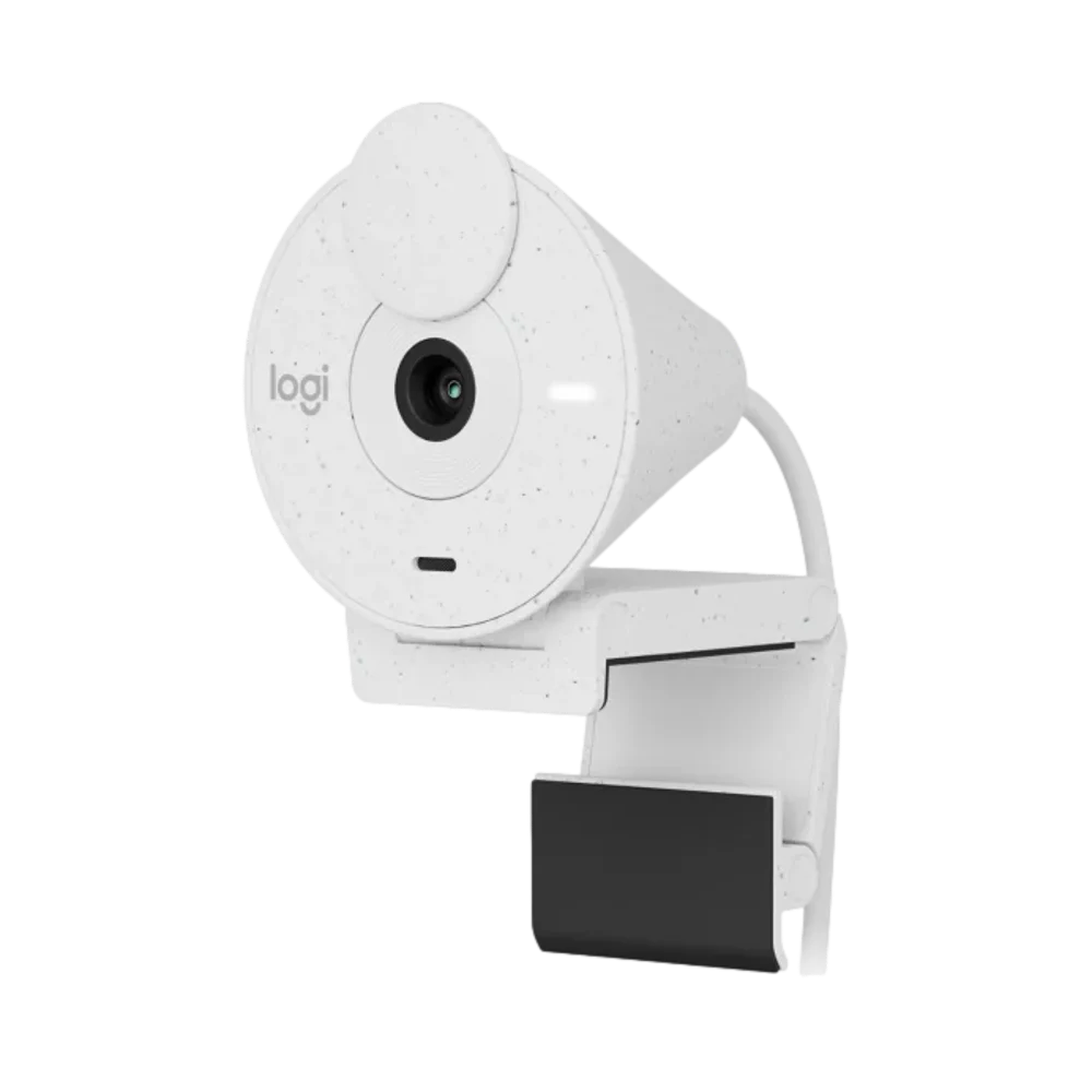 מצלמת רשת Logitech BRIO 300 – צבע לבן