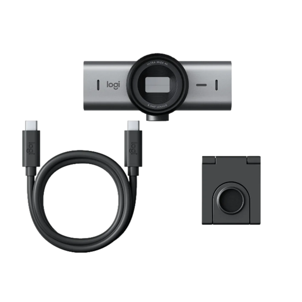 מצלמת רשת  LOGITECH MX BRIO 4K ULTRA HD - צבע גרפיט