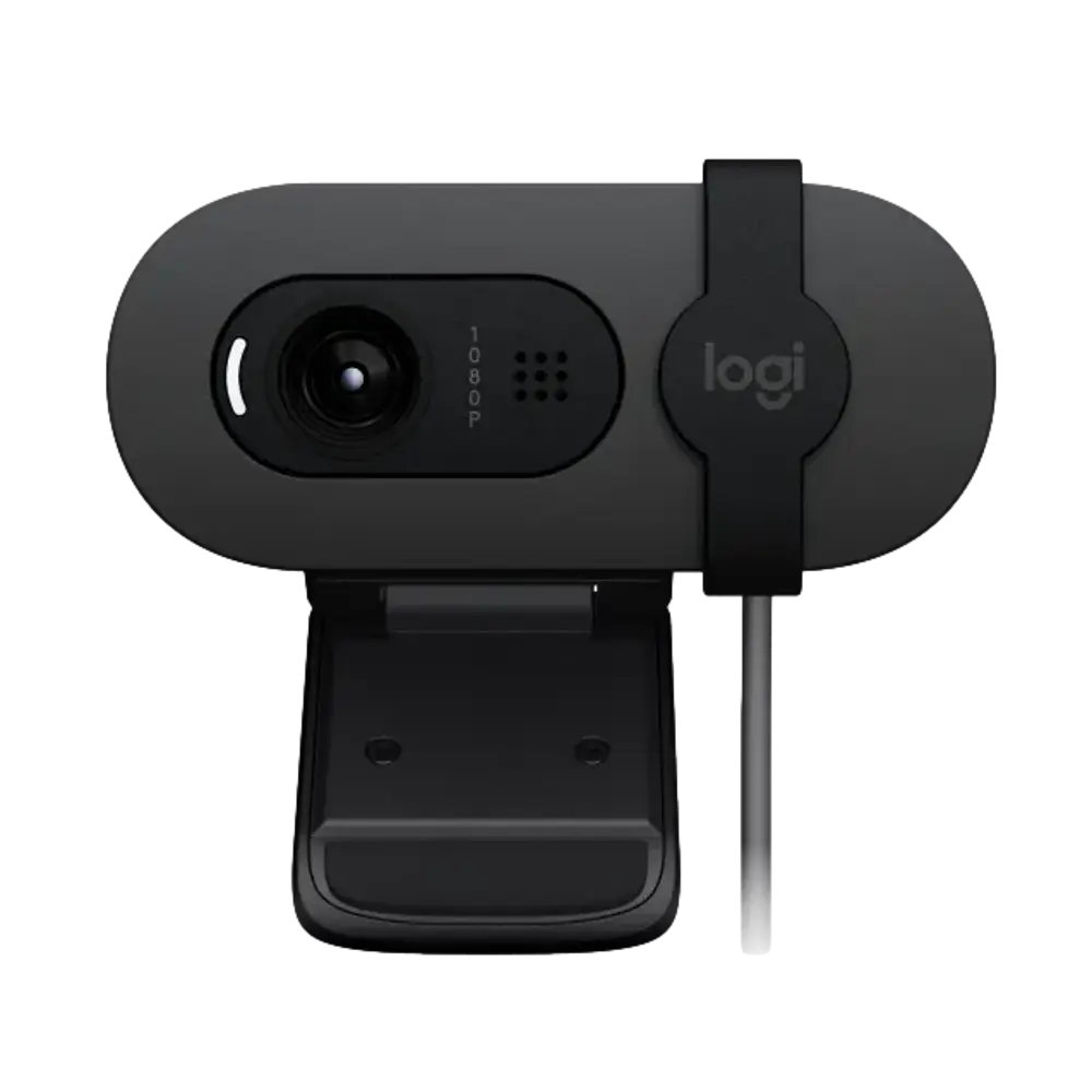 מצלמת רשת Logitech BRIO 100 - בצבע גרפיט