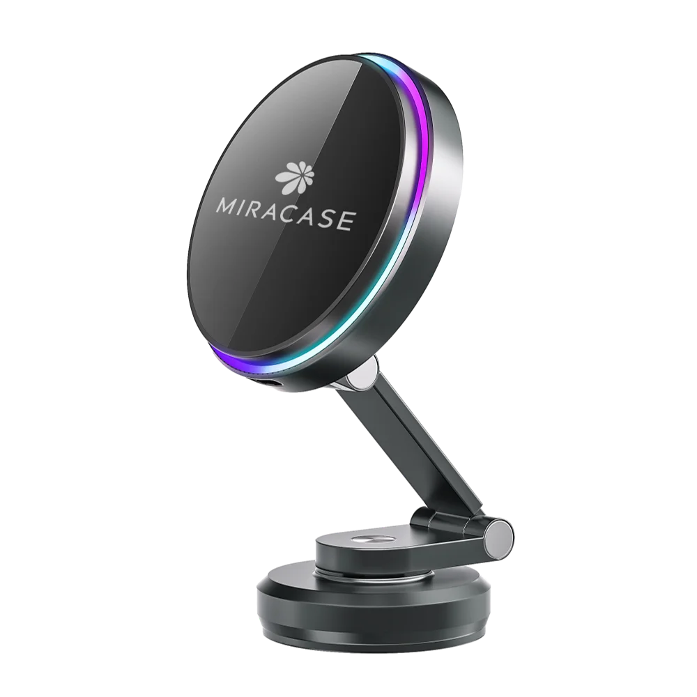 מעמד טעינה מגנטי אלחוטי לרכב דגם MMDM75 מבית MIRACASE