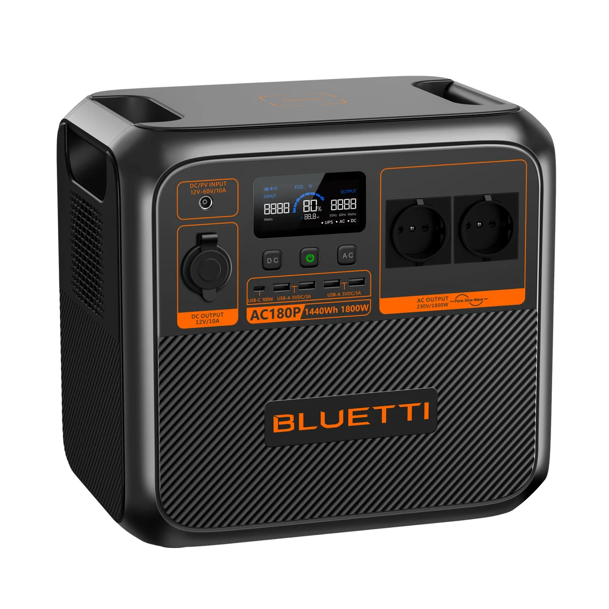 תחנת כוח ניידת BLUETTI AC180P | 1800W | 1440Wh