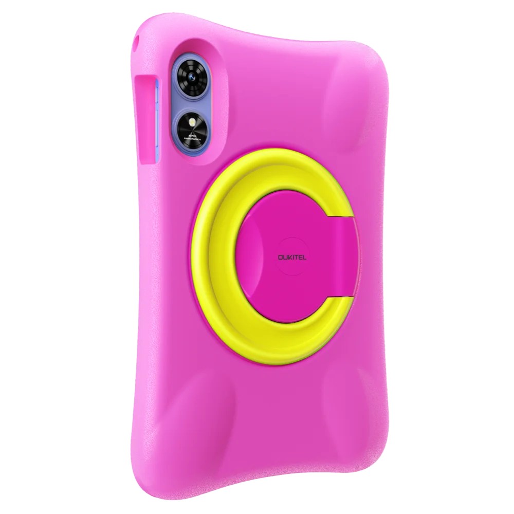 טאבלט לילדים Oukitel OT6 בצבע סגול +כיסוי ורוד