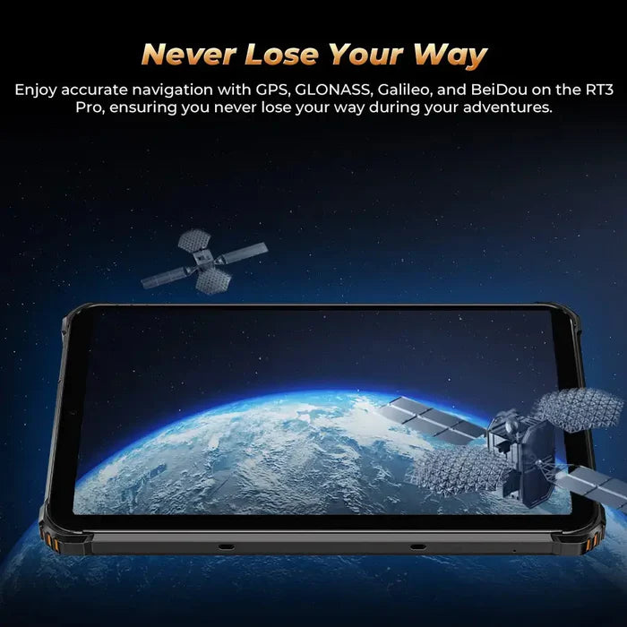 טאבלט מוקשח OUKITEL RT3PRO 4G 4+128 8.0 שחור סוללה 5150mAh