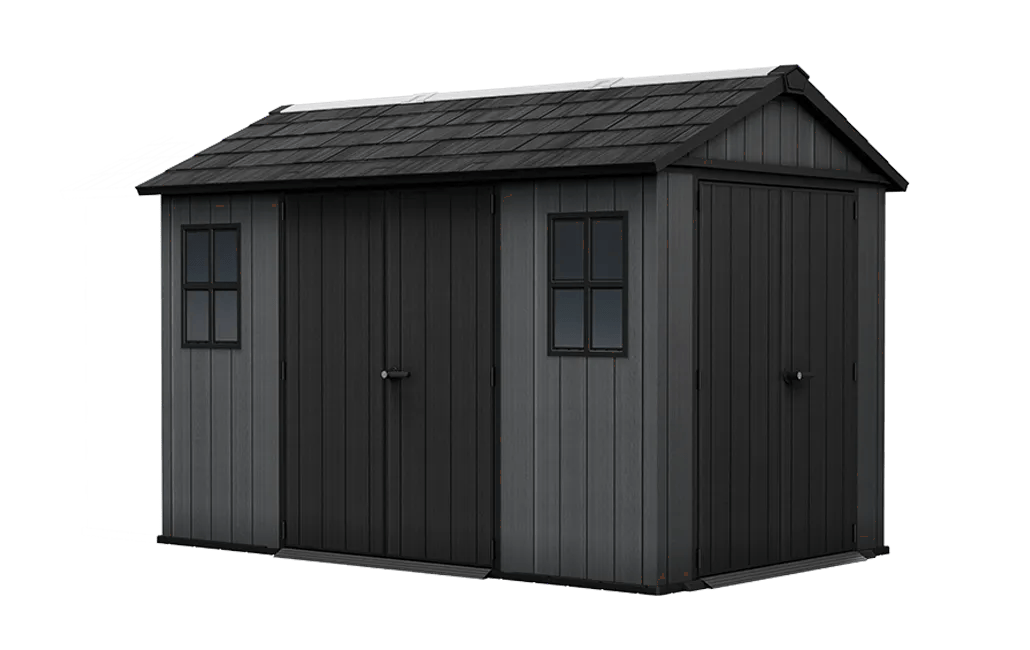 מחסן גינה ניוטון פלוס 7.5x11 שתי דלתות