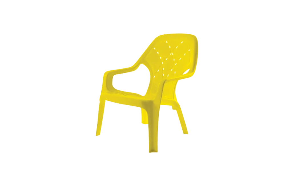 כיסא קרן - צהוב