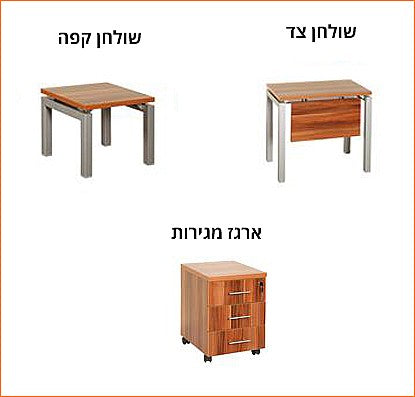 שולחן משרדי RADICAL – דגם מתכת – פרט עיצוב וגימור