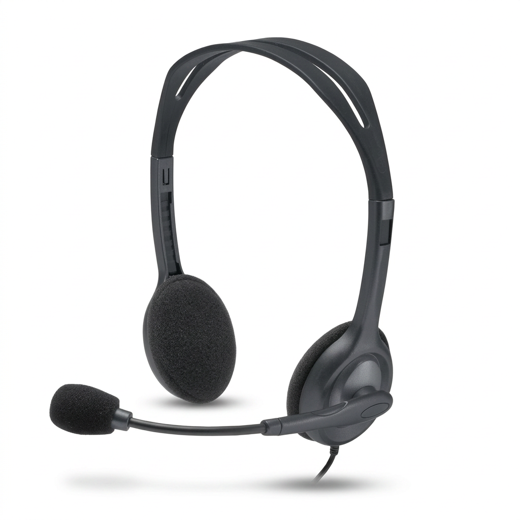 אוזניות סטריאו דגם H111 Retail מבית Logitech