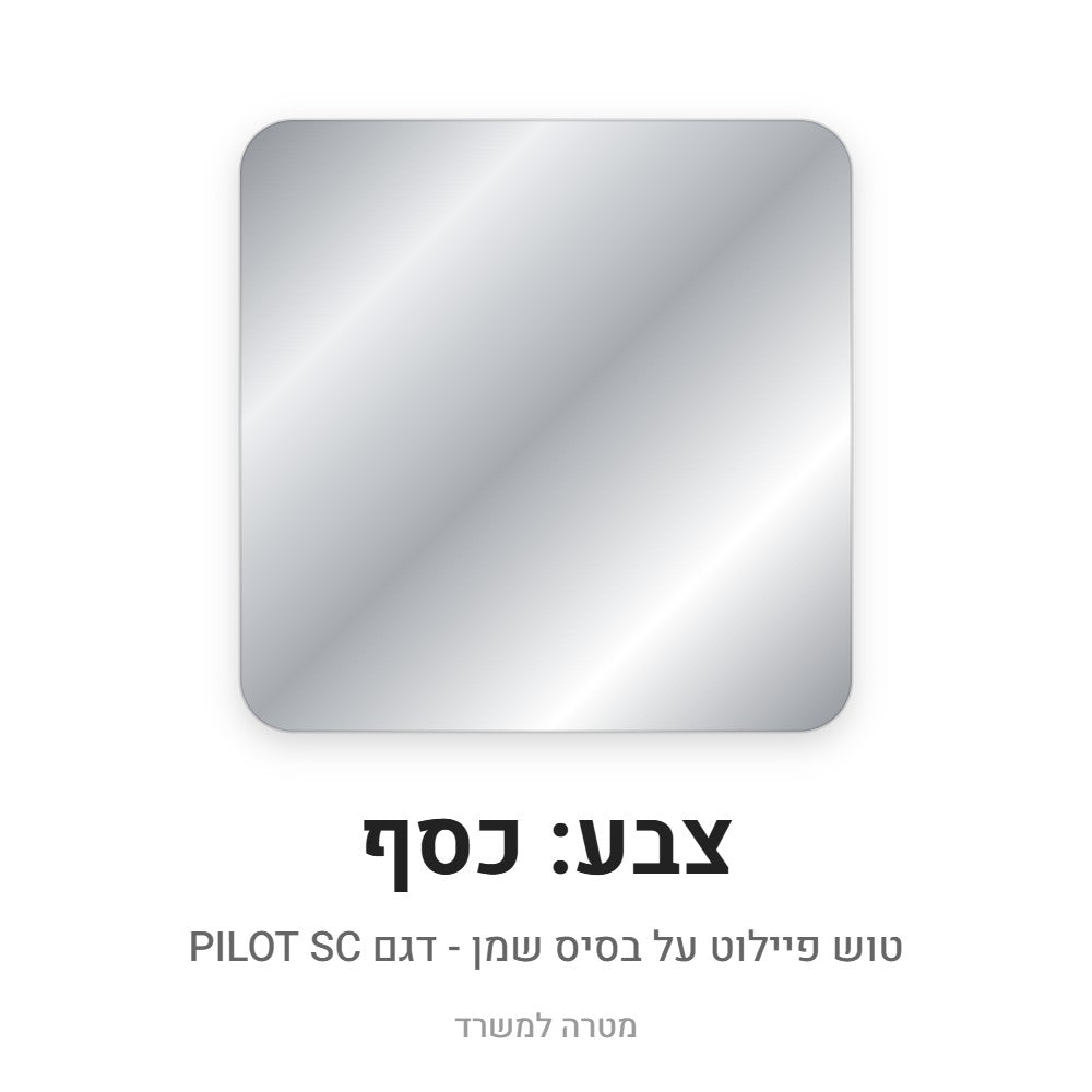 טוש פיילוט על בסיס שמן – כסף